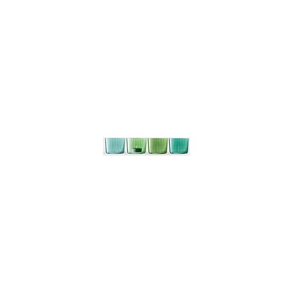 lsa international 'gems' tealight holder, set of four, jade