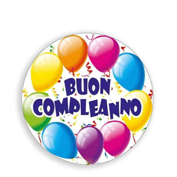 graziano palloncino mylar buon compleanno 18'' 46 cm