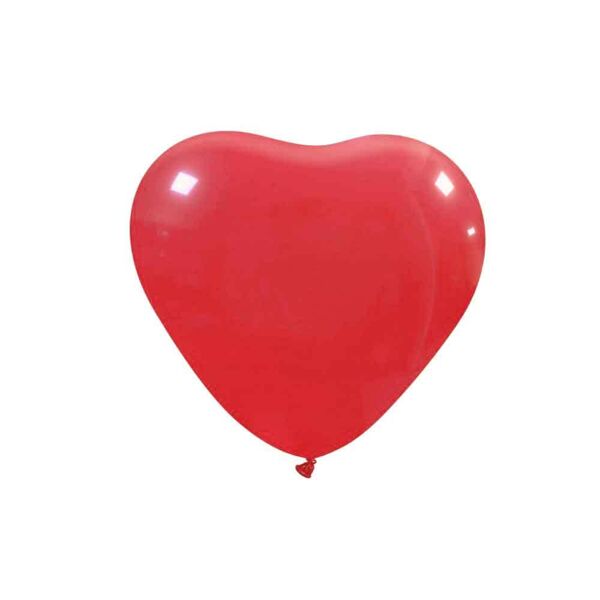 rocca fun factory 100 palloncini a forma di cuore lattice rossi medi 11'' 25 cm