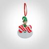 Leroy Merlin Babbo natale DECORAZIONE in resina  H 1.5 cm, L 12 cmx P 8 cm,