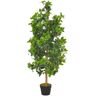 vidaXL Albero di Alloro Artificiale con Vaso Verde 120 cm