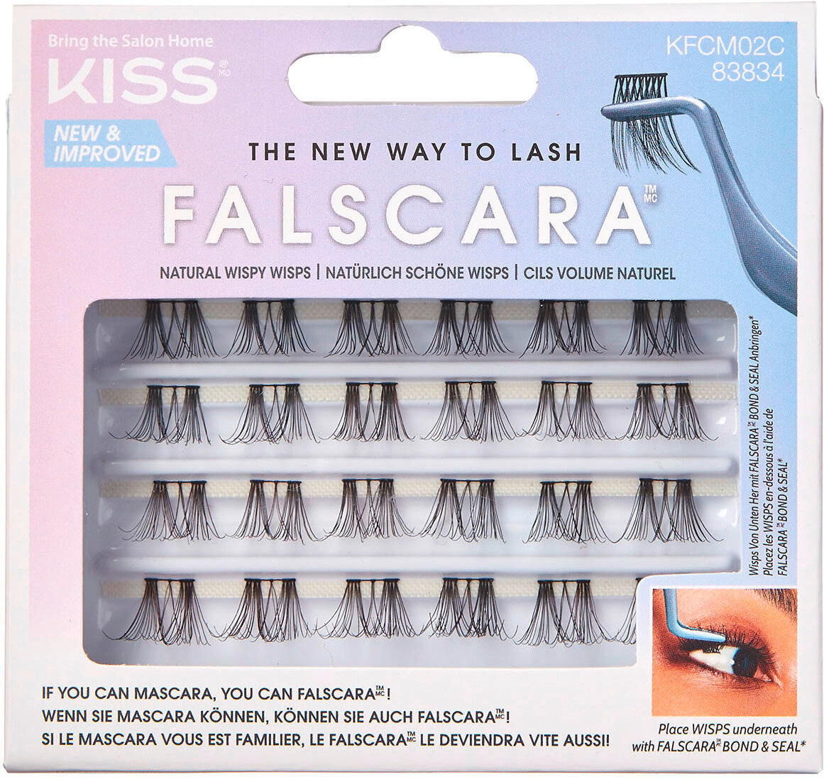 KISS Falscara Wisp Multipack Natural Wispy