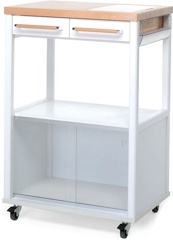 Foppapedretti Carrello Benchef Bianco/naturale