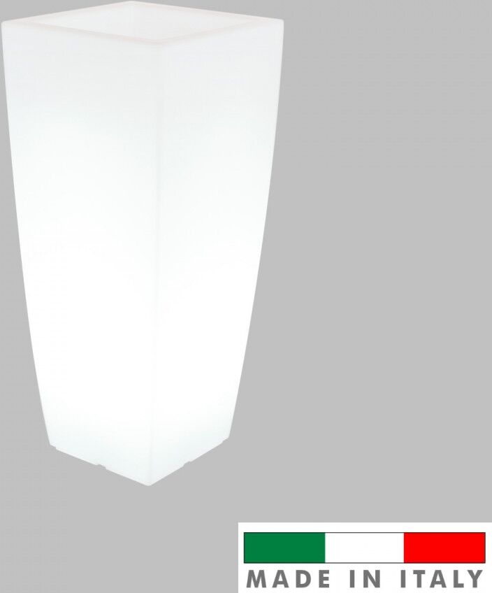 LEDDIRETTO Vaso Illuminabile Quadrato 40x40xH90cm, E27