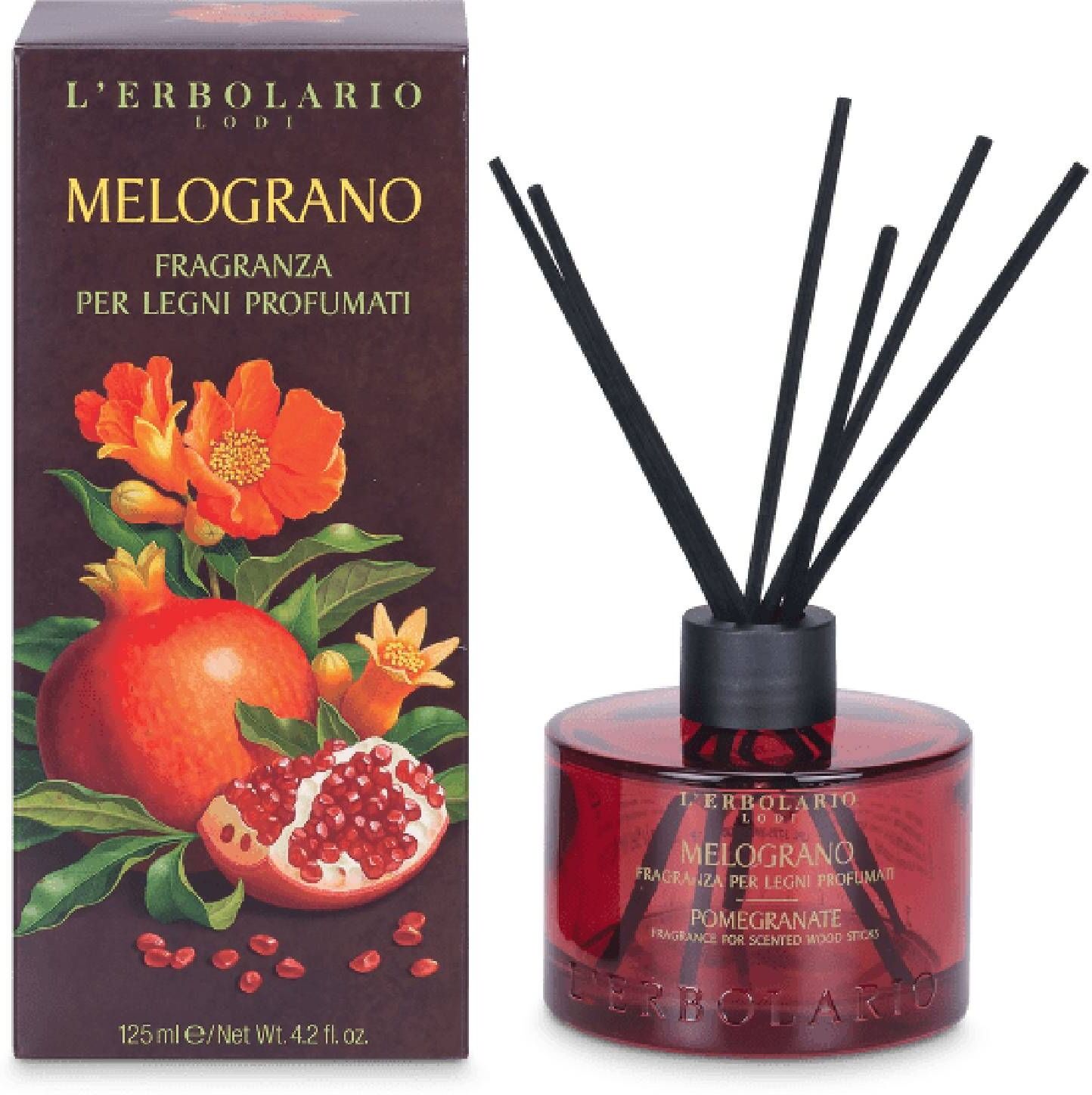 L'erbolario Melograno Fragranza Per Legni Profumati 125ml