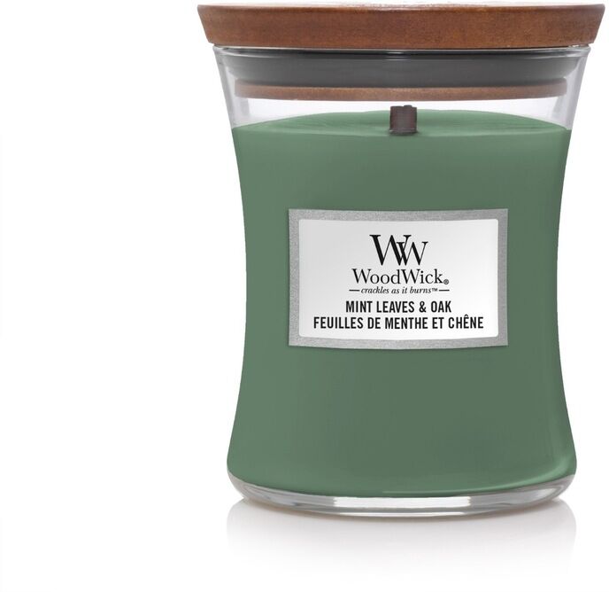 Woodwick - Candela Media Mint Leaves & Oak Candele 275 g unisex