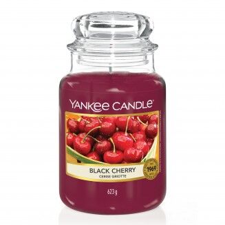Yankee Candle Candela Profumata In Giara Grande Black Cherry 623 g