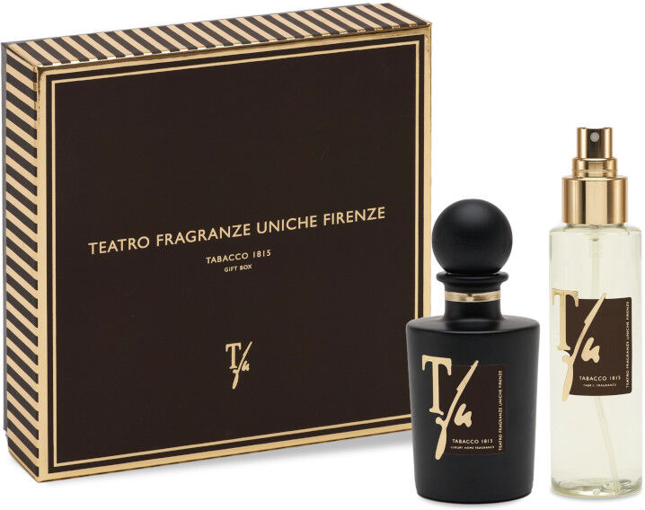 Teatro Fragranze Uniche Teatro Fragranze Uniche Tabacco 1815 100 ML Diffusore con bastoncini + 100 ML Spray Tessuto