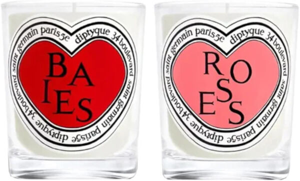 Diptyque Paris Candela Baies + Roses 2 X 190 GR