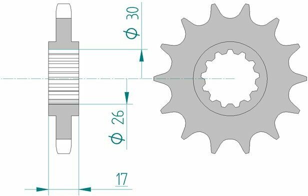 AFAM Pignone standard in acciaio 20603 - 530