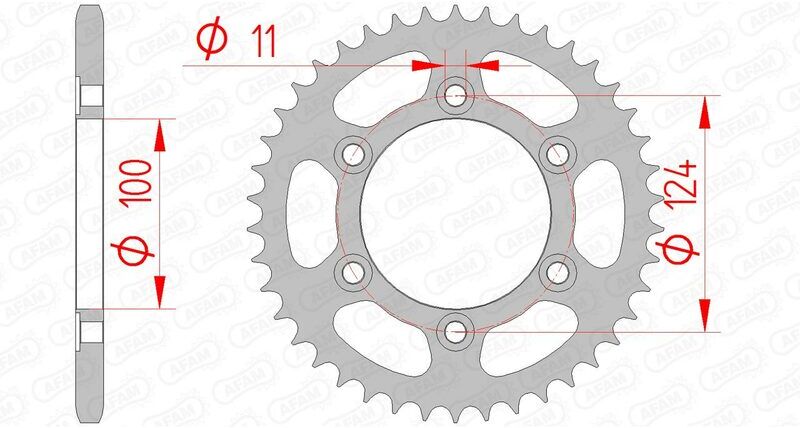 AFAM Corona standard in acciaio 50602 - 520