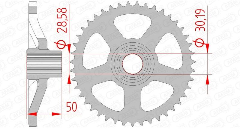 AFAM Corona standard in acciaio 35100 - 415