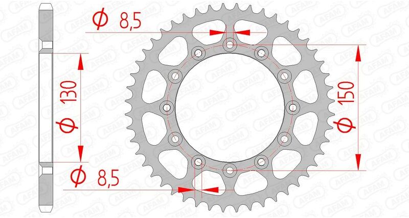 AFAM Corona standard in acciaio 12323 - 520