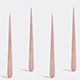 Zaha Hadid Design 'tapered' Candle, Set Of Four, Small, Rose