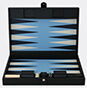 Smythson 'panama' Backgammon Case, Black