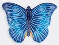 Bordallo Pinheiro 'cloudy Butterflies' Vide Poche, Light Blue