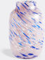 Hay 'splash' Round Vase, Large, Pink And Blue