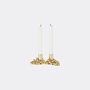 Gejst 'molekyl Candlelight' Candleholder, Set Of Two, Brass