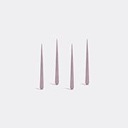 Zaha Hadid Design 'tapered' Candle, Set Of Four, Small, Mauve