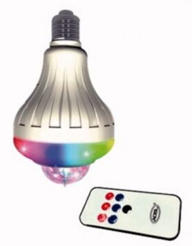 L.S.C. Isolanti Elettrici Lampada Led Disco Con Radiocomando Attacco E27