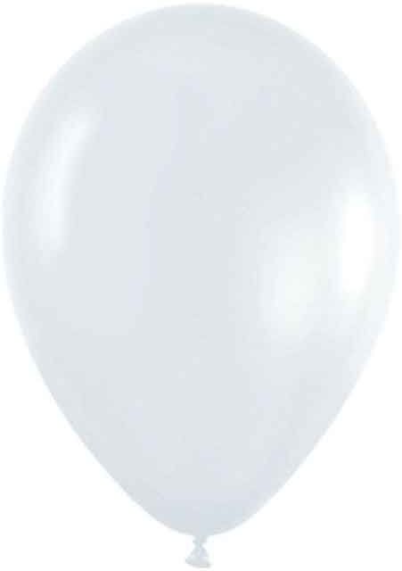 Rocca Fun Factory 100 Palloncini Lattice Bianco Medi 13&#039;&#039; 33 Cm