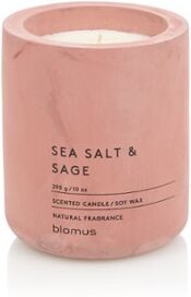 Blomus Sea Salt & Sage geurkaars - Donkerroze