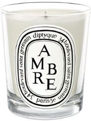 diptyque Ambre mini geurkaars - Gebroken wit