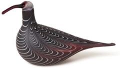 iittala Wulp vogel van glas 28 cm - Bordeauxrood