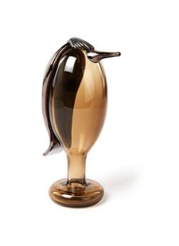 iittala Waiter vogel van glas 20 cm - Bruin
