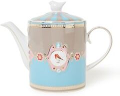 Pip Studio Love Birds theepot 1,3 liter - Lichtblauw