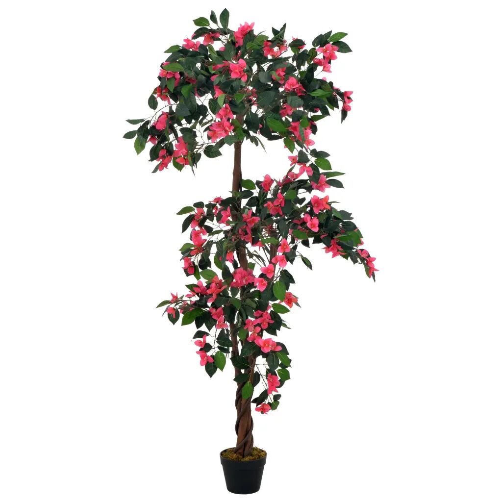 vidaXL Kunstplant met pot rododendron 165 cm roze