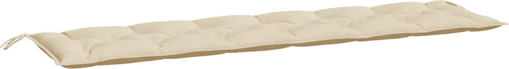 vidaXL Tuinbankkussen 200x50x7 cm stof beige