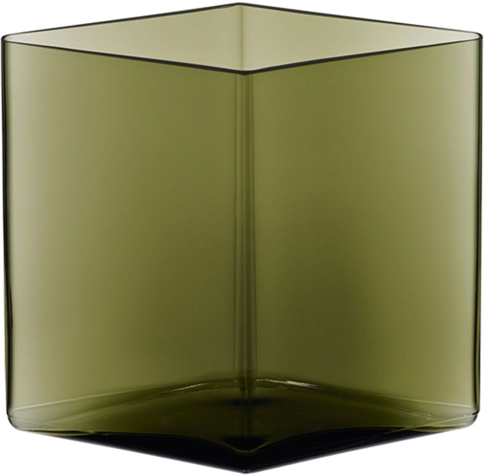 Iittala Ruutu vaas 20cm moss green