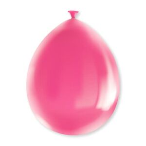 PD-Party 7036540 Decoratieve Feest Ballonnen   Party Balloons   Natuurlijk Rubber (Latex)   Viering Metallic Roze, 30cm Lengte x 30cm Breedte x 30cm Hoogte