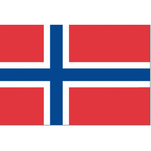 Vlaggenclub.nl Vlag Noorwegen 30x45cm
