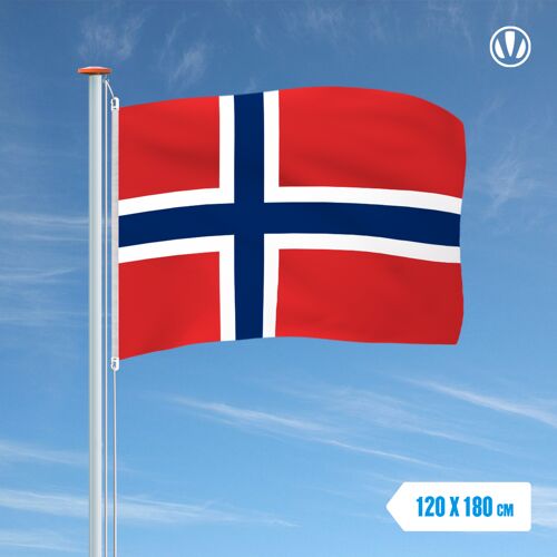 Vlaggenclub.nl Vlag Noorwegen 120x180cm