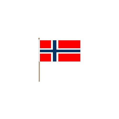 Vlaggenclub.nl Zwaaivlag Noorwegen 15x22,5cm   stof