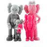 KAWS Set met beeldjes - Grijs