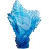 Daum Kristallen vaas (23,5cm) - Blauw