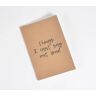 Okaa Lika Screen Printed Brown Notebook with Quote