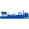 Wall-Art Wandfolie Voetbal Hertha BSC skyline (1 stuk) blauw 140 cm x 45 cm x 0,1 cm