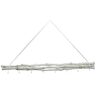 Meinposten Decoratieve takken, wit, hout, 8 haken, raamdecoratie, hangtakken, decoratie, takken, 80 cm