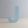 Acofuns Houten Wandletters J Blauwe Decoratieve Wandbrief voor Kinderkinderkamer Babykamer, Babynaam en Meisjes Slaapkamer Decor