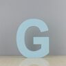 Acofuns Houten Wandletters G Blauwe Decoratieve Wandbrief voor Kinderkinderkamer Babykamer, Babynaam en Meisjes Slaapkamer Decor