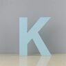 Acofuns Houten Wandletters K Blauwe Decoratieve Wandbrief voor Kinderkinderkamer Babykamer, Babynaam en Meisjes Slaapkamer Decor