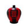 VIRCA 93669 spaarpot terracotta voetbal Vero, rood/zwart