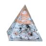 QUR Crystal Pillar Crushed Stone Piramide Ornamenten, Thuis Ambachten Ornamenten, Hars Ornamenten, Tafelornamenten Duurzaam Gemakkelijk Te Gebruiken 8 cm