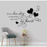 cbvdalodfej Quote Muurtattoo Elke Liefdesverhaal Is Mooi Sticker Slaapkamer Decor DIY Vinyl Verwijderbare Tekst Muursticker   Muurschildering 43 cm X 67 cm67