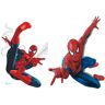 Kibi Store Kibi 2 stuks 3D-effect stickers Spiderman in wanddoorbraak gat Marvel's Spider-Man Ultimate wandtattoo kinderkamer Spiderman muursticker Spiderman muursticker Spiderman