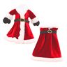 OUNONA 2 Stuks wijnfles decoratie vakantie wijnfles kleding kerst wijnfles tas kerst decoratie wijnfles deksel decoratieve hoes voor wijnflessen Kerstmis decoraties lap rood